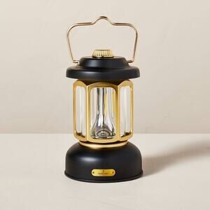 LED Lantern Black Gold - Hearth & Hand Magnolia, Target Fall 2023